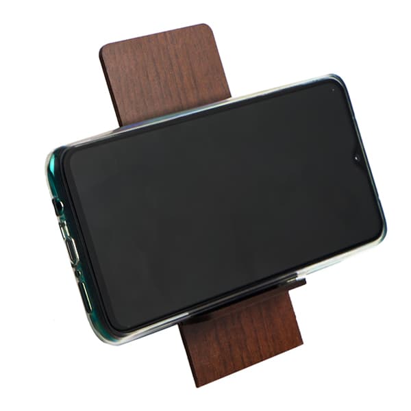 پایه نگهدارنده چوبی مناسب برای موبایل